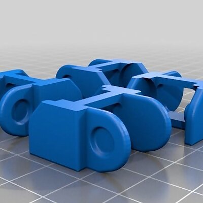 Cable Chain with Rounded Corners for Easier Printing