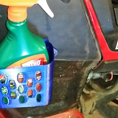 Weed Spray Bottle Caddy for Craftsman Riding Mower