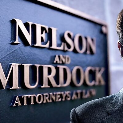 Netflix Daredevil Nelson and Murdock Attorneys at Law Sign