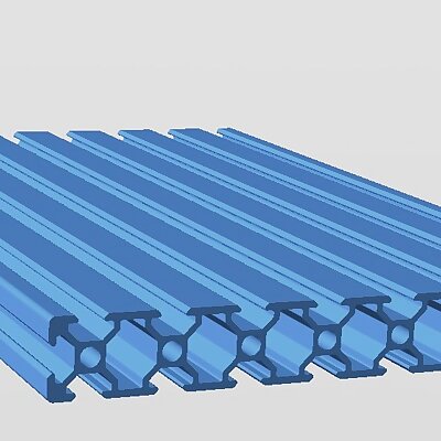 Aluminium TSlot Extrusion  8020 derivatives  18 Slots