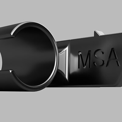 MSA Gallet F1 XF helmet torch clip