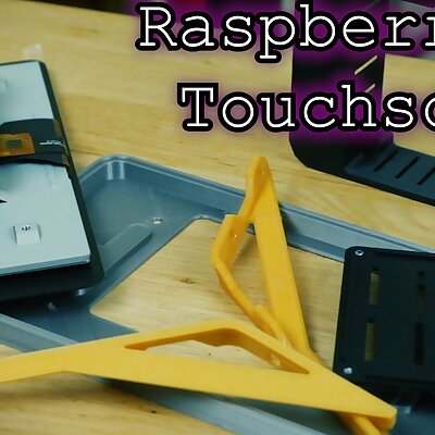 Raspberry Pi 3 and Official 7 inch Touchscreen enclosure with Mounting Bracket
