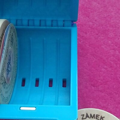 Transportní krabička na turistické známky Box for memory stamps
