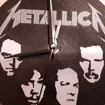 Metallica Clock