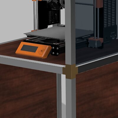 Corner assembly for enclosure