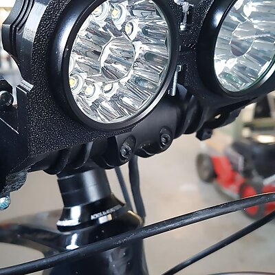 Mountain Bike Headlight LED holder