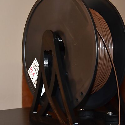 Quick and easy swap filament spool holder for Prusa enclosure
