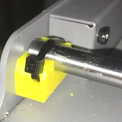 Wanhao i3 plusCocoon Create Touch zip tie rod holders