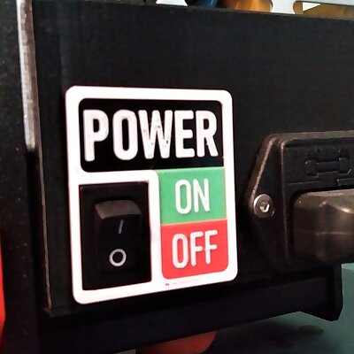 Power Switch Label