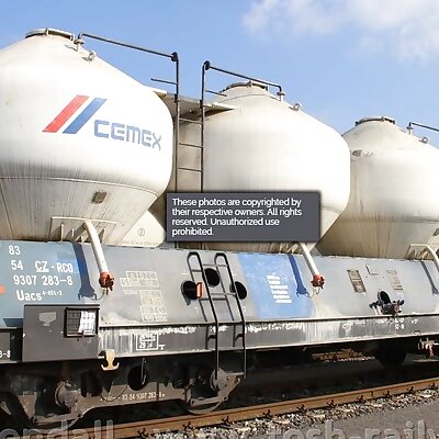 Cement train car  H0 scale 187