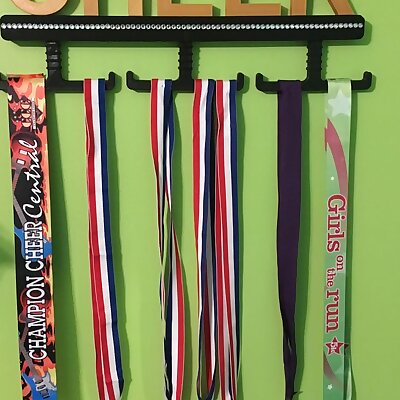 Cheer Cheerleading Medal Wall Display Rack