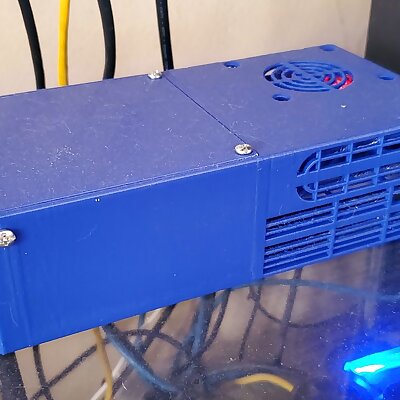 Enclosure for Raspberry Pi 4 NAS RAID with 2 25 drives