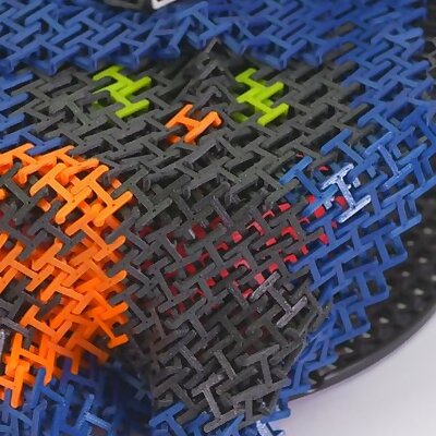 Halloween Chainmail  Multi Material 3D Printable Fabric