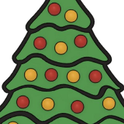 2D Christmas Tree