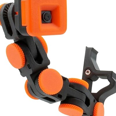 Articulating Raspberry Pi Camera Mount for Prusa MK3 and MK2