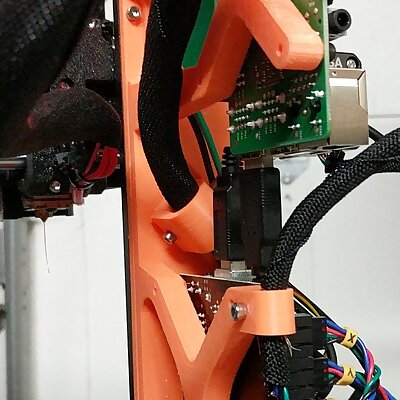 Mount for Raspberry Pi 3 on Prusa MK3S