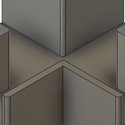 Corner pieces for OSBMDF panels 4 sides of 18 mm