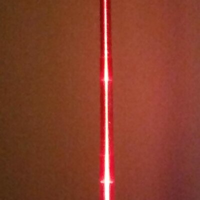 Flashlight mod for the Collapsing Sith Lightsaber
