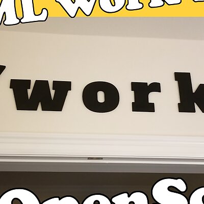 HTML work sign in OpenScad
