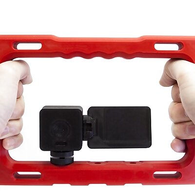 The Two Handed Grip for action camera
