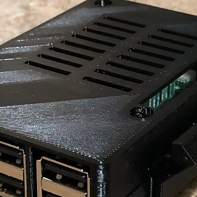 Raspberry Pi 3b case for mk3 vvslot with screw