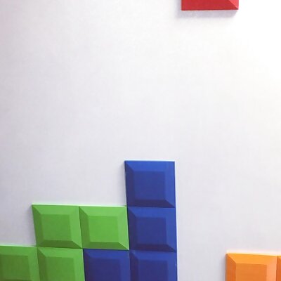 Tetromino Tile for Tetris Wall