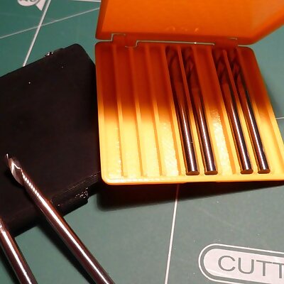 Storage box for 18 Carbide tools Hinged