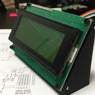 20x4 LCD Display Stand