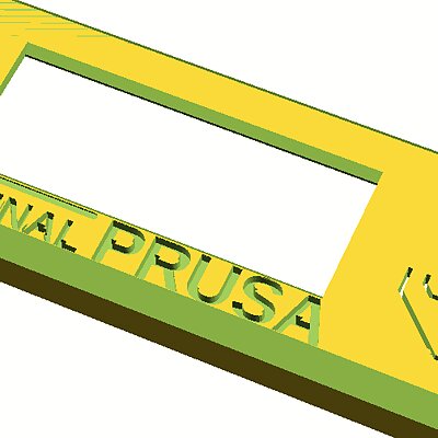 Prusa i3 MK3S thicker front panel