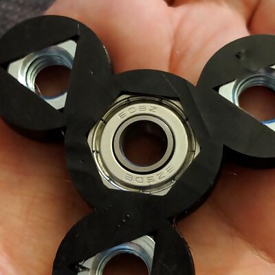fidget spinner embedded parts test