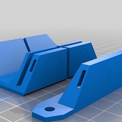 Prusa lack enclosure handles redesign to fit 20x6x15mm magnets