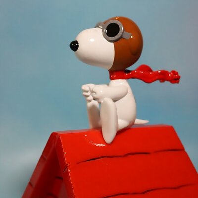 Pilot Snoopy  Red Baron Figure