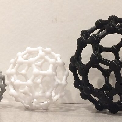 Buckyball two pieces pinned