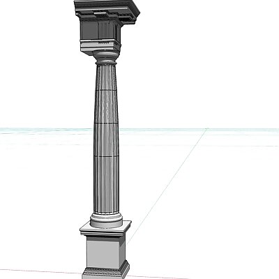 Roman Doric Order Column