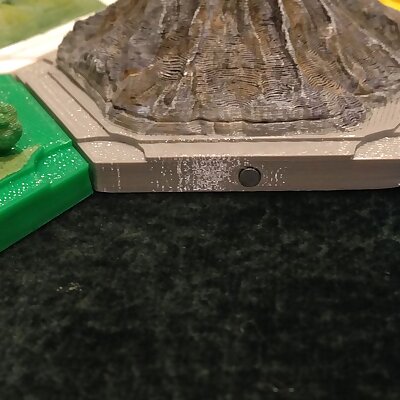 Catan terrain tiles modified for cylindrical magnets