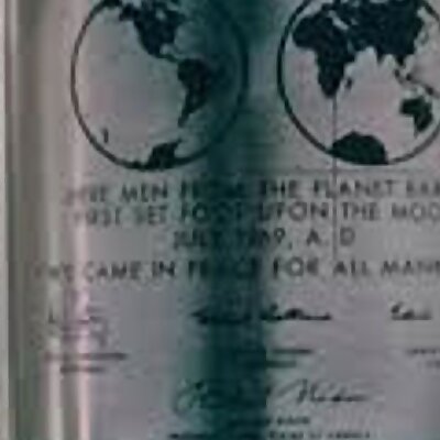 Apollo 11 Luna Lander Plaque