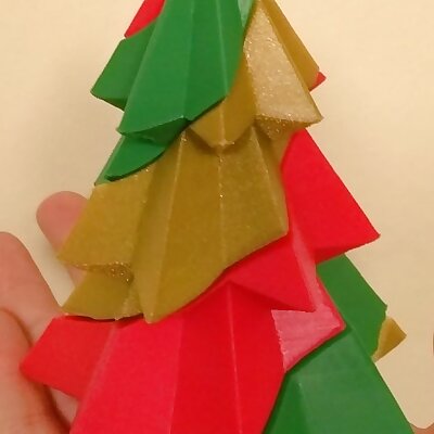 Candy Cane Christmas Tree  3 Colours  Single Extruder