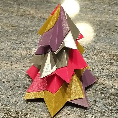 Candy Cane Christmas Tree  4 Colours  Single Extruder