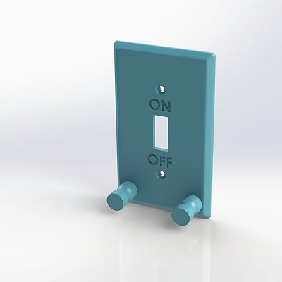 Light Switch Cover with Key Chain Holder
