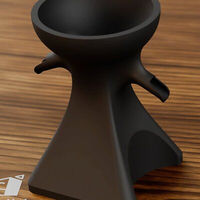 Aeropress pouring stand for two cups