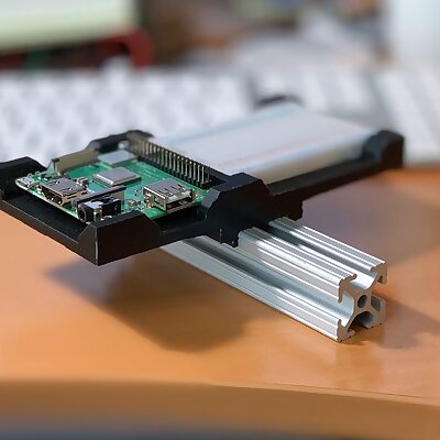 8020 Series 10 mount for Raspberry Pi A Wproto board