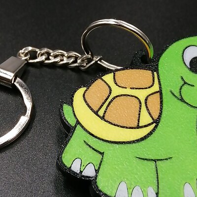 Little turtle keychain