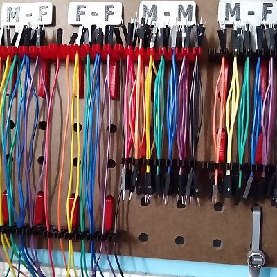 Pegboard Modular Jumper Wire Organizer