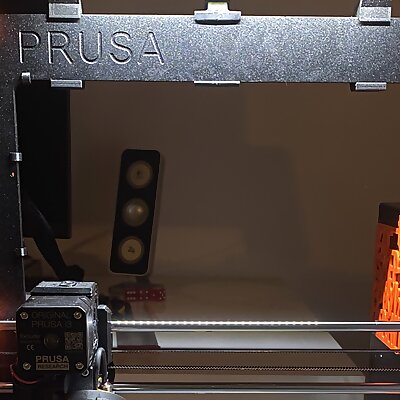 Prusa i3 LED Lightbar with Filament Guide MK2  MK3  MK3S  Single Piece