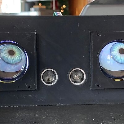 Case for Adafruit Animated Eyes Bonnet for Raspberry Pi