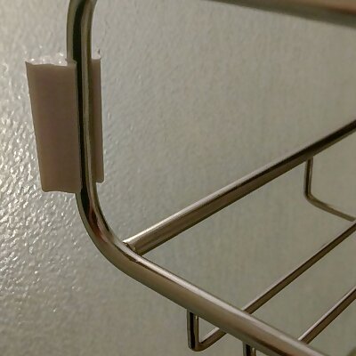 Rack bumper for SimpleHuman overdoor shower caddy