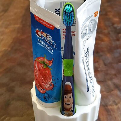 Toothbrush  Toothpaste Holder