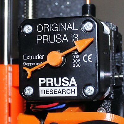 Super Simple NEMA extruder motor rotation indicator Prusa MK2SMK25MK3