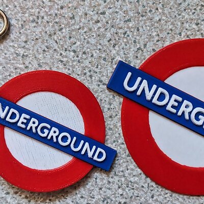 London Underground Sign  Keyring