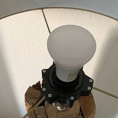 Repair of E27 Lamp shade and Stem